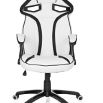 Gaming Fauteuil de bureau, chaise de course, tendance, chaise d'ordinateur (blanc/noir)