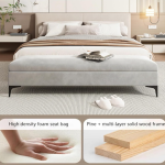 Banquette de rangement pour bout de lit