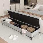 Banquette de rangement pour bout de lit