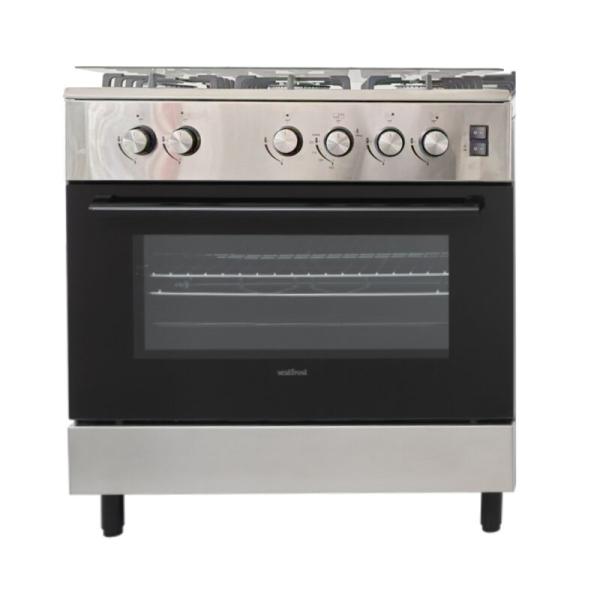 CUISINIERE TECHNOLUX 5FEUX 80X60 A GAZ INOX TEC80