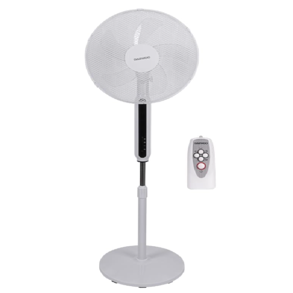 VENTILATEUR DAEWOO -Ventilateur sur pied DW-VENT-DI-1692AXK - Blanc