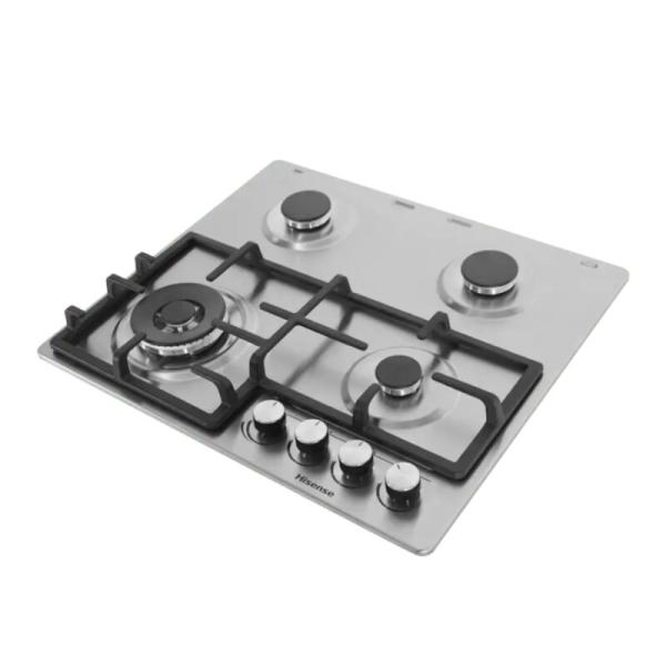 PLAQUE HISENSE ENCASTRABLE 4FEUX 60X60 A GAZ INOX HHU60GAGR