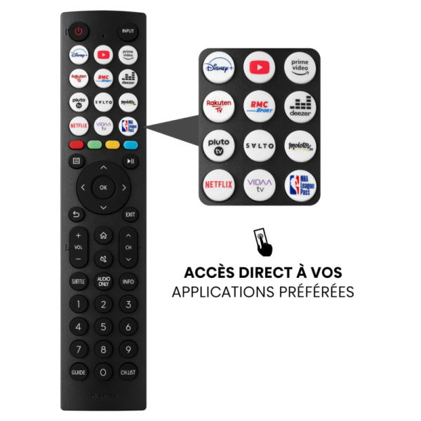 TELEVISEUR HISENSE 40 » LED SMART VIDAA 40A4K